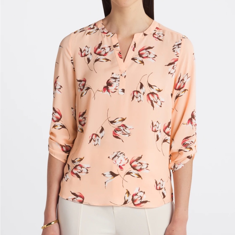 Koda Split Neck Blouse